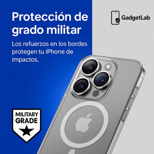 2 Protectores De Camaras Para Iphone 16 Pro + Funda Magsafe Desierto Titanio