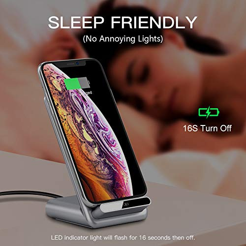 Fast Wireless Charger,.w Charging Stand Para With iPhone LG