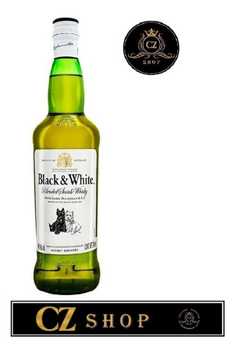 Whisky Black And White Botella 700 Ml - mL a $100