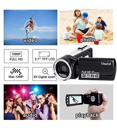 Videocámara Videocámara Digital Youtube Vlogging Cámara Grab