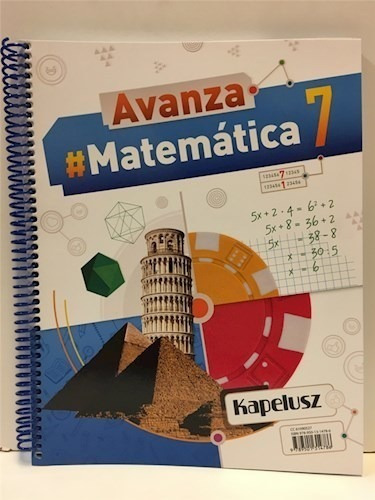 Matematica 7 Kapelusz Avanza (novedad 2020) - Avanza (papel)