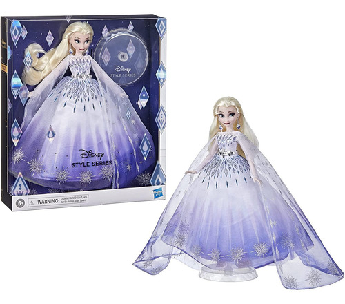 Vestido De Muñeca Disney Princess Style Series Holiday Elsa