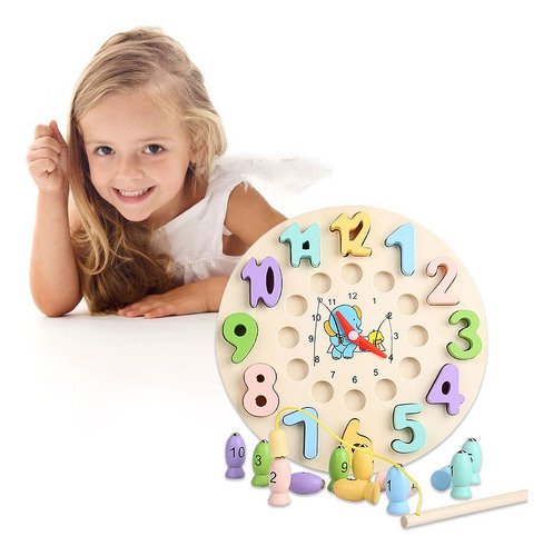 Relógio Infantil Brinquedo Tempo De Aprendizagem Brinquedo