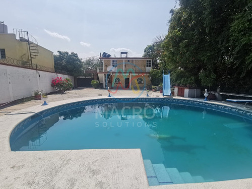 Casa En Venta En Col. Niño Artillero Con Departamento Independiente, Jardín Y Alberca Apta A A Créditos