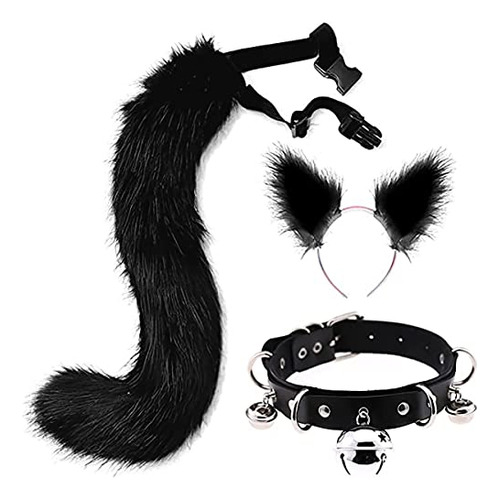 Fox Tail Gato Ear Set Halloween Navidad Cumpleaños S83f2