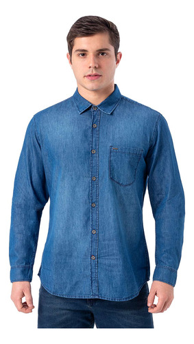 Camisa Clasico Denim Hombre Yefri Ml