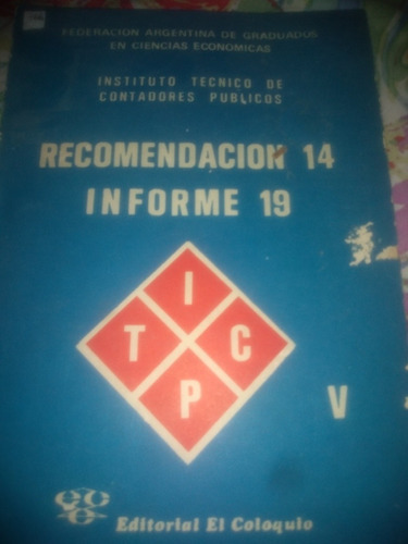 Libro Federación Argentina Graduados En Ciencias Economicas