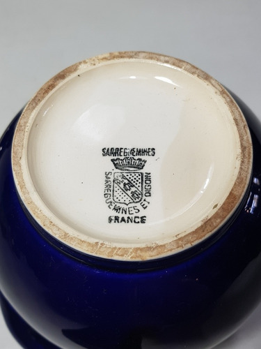 Imagen 4 de 7 de Antigua Azucarera Francia Porcelana Sarreguemines Mag 58735