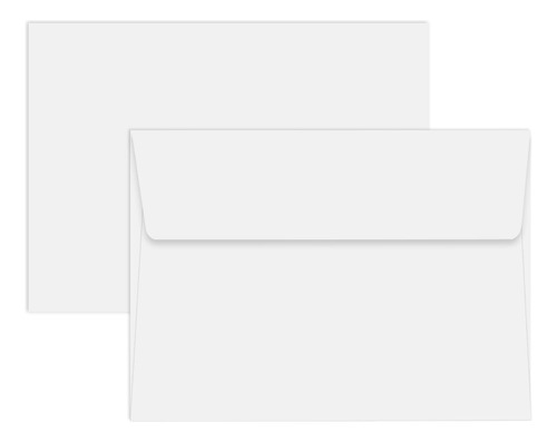 50 Pacotes De Envelopes Brancos 4x6 Convite A6 Brancos