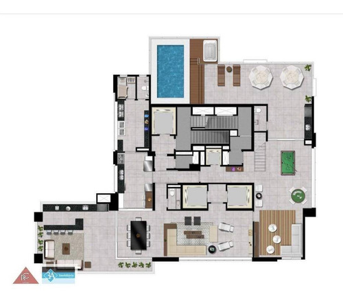 Imagem 5 de 30 de Apartamento Com 4 Dormitórios À Venda, 337 M² Por R$ 5.400.000,00 - Tatuapé - São Paulo/sp - Ap5644