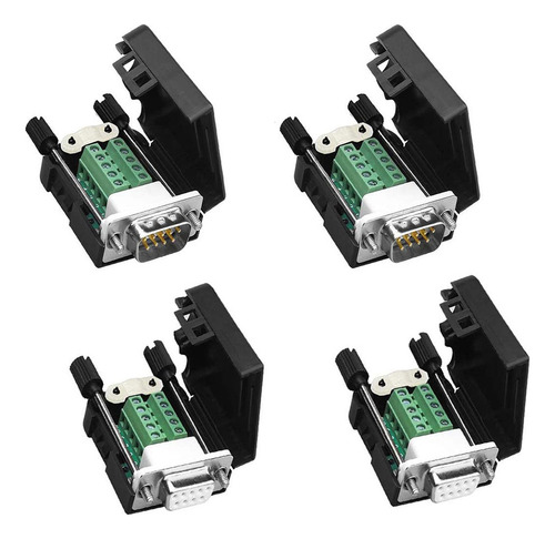 Xt Terminal Macho De Serie D-sub Db9 Sin Soldadura Rs232 A