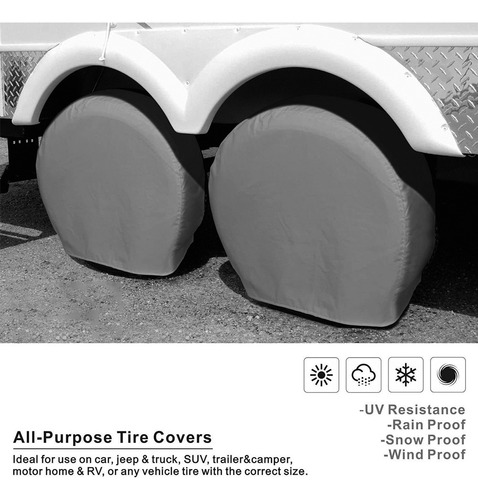 Protector De Ruedas Para Automóvil, 4 Piezas, Cubiertas De N