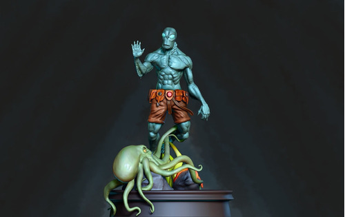 Miniatura De Criatura Marina Abe Sapien