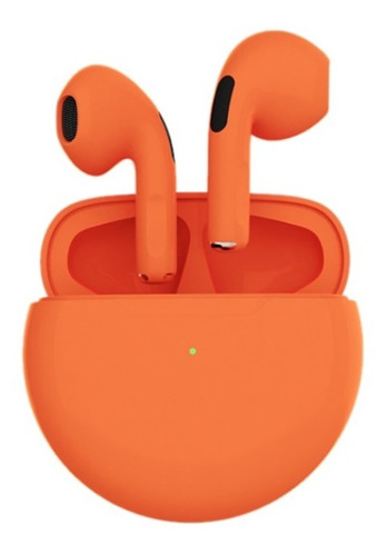 Auriculares In-ear Inalámbricos Bluetooth P63 Tws Naranjas