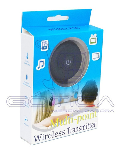 Transmisor De Audio Bluetooth 3.5mm Conecta Audífonos Al Tv