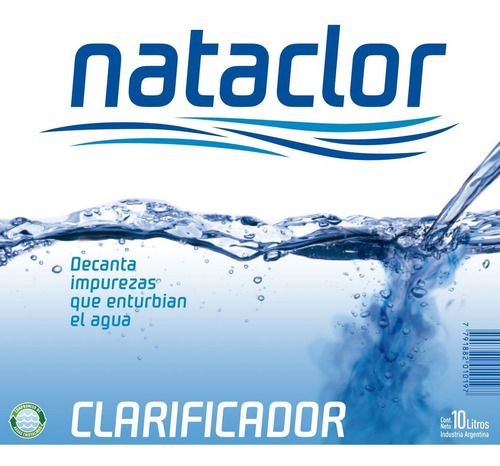 Imagen 2 de 5 de Clarificador Clásico De 10 Litros Nataclor Rinde +