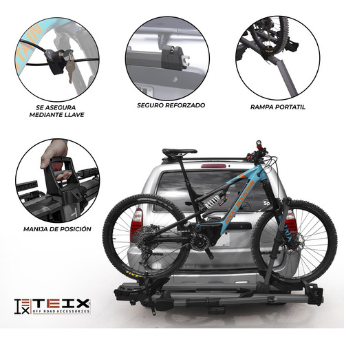 Rack Tiron Portabicicletas Sp Bikes T/thule Jeep Compass