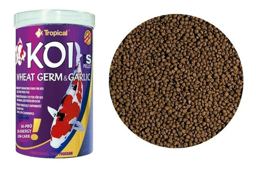 Ração Tropical Com Alho Sm Pellet 320g P/ Carpas E Kinguios