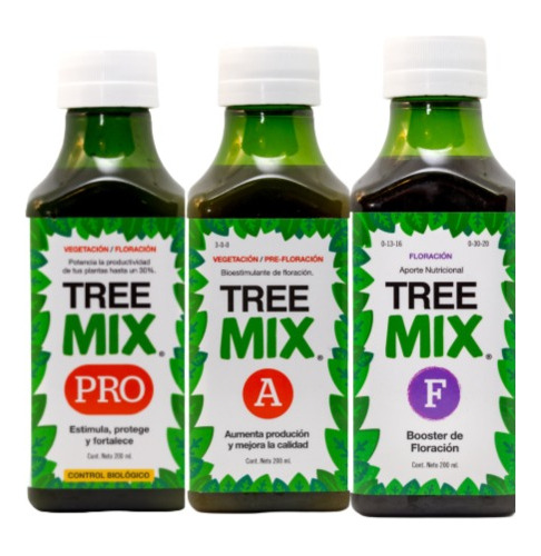 Promo Kit Treemix 200ml Vege/preflora/flora Pro+a+f+regalo