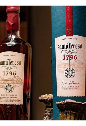 Caja De 6 Ron Santa Teresa 1796 750 Ml
