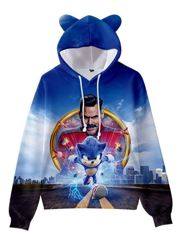 Sudaderas Con Capucha Ropa Sonic Niños Dibujo Animado