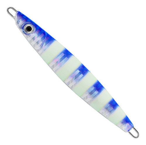 Isca Artificial Microjig Dragon Jig Albatroz Fishing 28g 9cm Cor Blue Silver Glow
