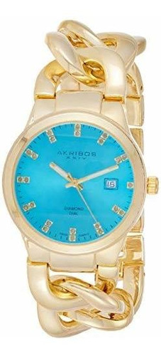 Reloj De Pulsera - Akribos Xxiv Women's Double Diamond Hour 