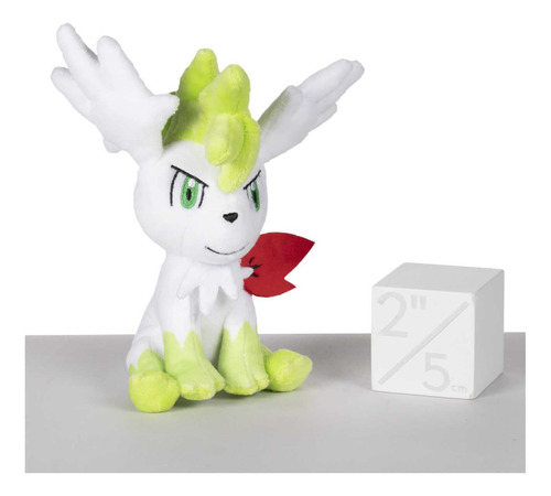Pokmon Center Shaymin Sky Forme Sentado Cuties Pelúcia 7