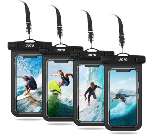 Funda Joto Universal Waterproof X4 Unidades Color Negro