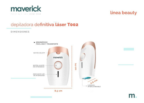 Imagen 2 de 7 de Depiladora Definitiva Laser Tratamiento Profesional Portable