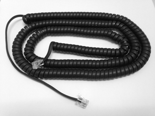 Cable El Telefono Voip Salon Sustitucion 25 Ft Negro Largo R