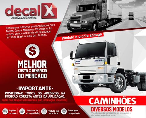 Imagem 4 de 5 de Kit Adesivos Mercedes Benz Ls 1634 Top Brake Eletrônico 111