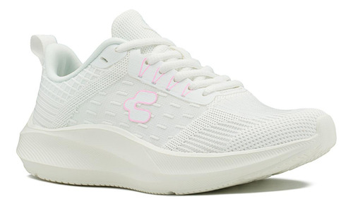 Tenis Charly Unisex Con Suela Eva 22-25.5 Color Blanco