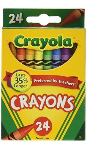 Set 6 Cajas De 24 Crayones C/u No Tóxicos Crayola Para