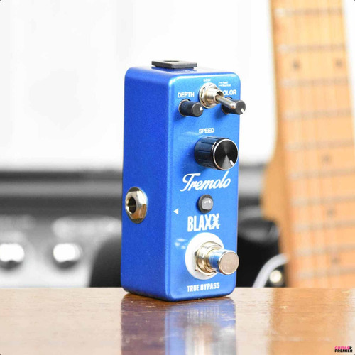 Pedal Tremolo 2 Modos Para Guitarra Y Bajo True Bypass Metal