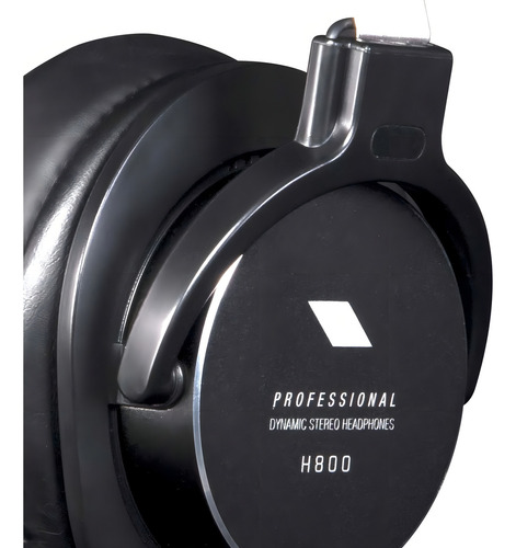 Eikon H800 Audífonos P/ Monitoreo Estudio Grabación Podcast Color Negro