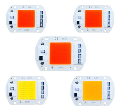  5 X Led Cob 220v