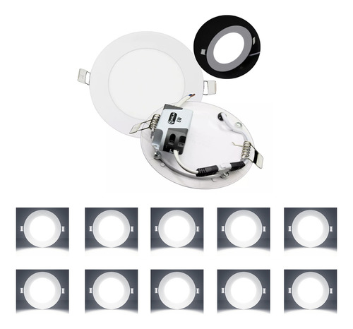 Plafón Led Empotrable 6w Tianlai S26w06a (10pzs)