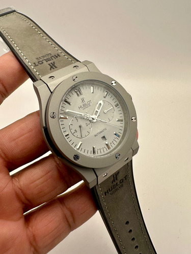 Reloj Automatico Fusion Automatic Cronos Gris Cristal Zafiro Gris Gris Gris (Reacondicionado)