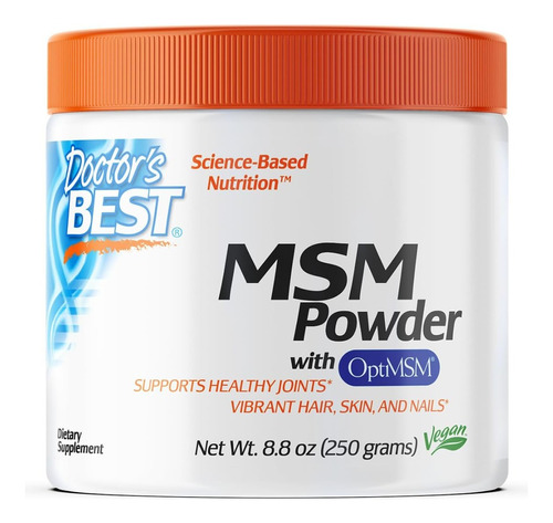 Polvo De Msm Con Optimsm Doctor's Best 250 G