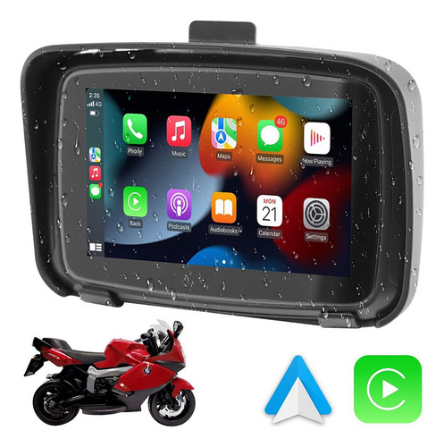 Grabadora De Conducción De Moto Gps Portátil Con Pantalla