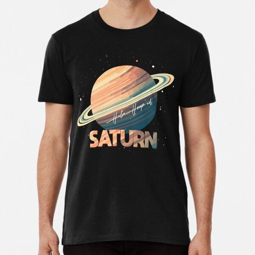 Remera Logotipo Del Planeta Saturno, Arte Del Sistema Solar 
