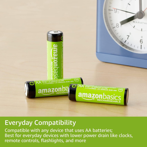 Amazon ® 8 Pilas Recargables Precargadas Aa Doble A 2000mah