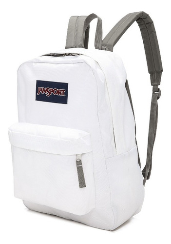 Mochila Jansport Superbreak De Jansport, Color Blanco Blanco
