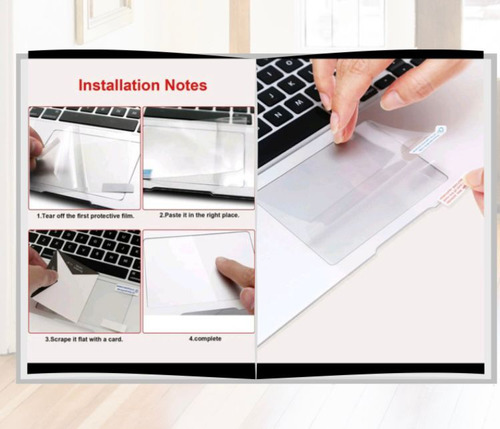 Pegatina De Panel Táctil Compatible Con  Macbook 