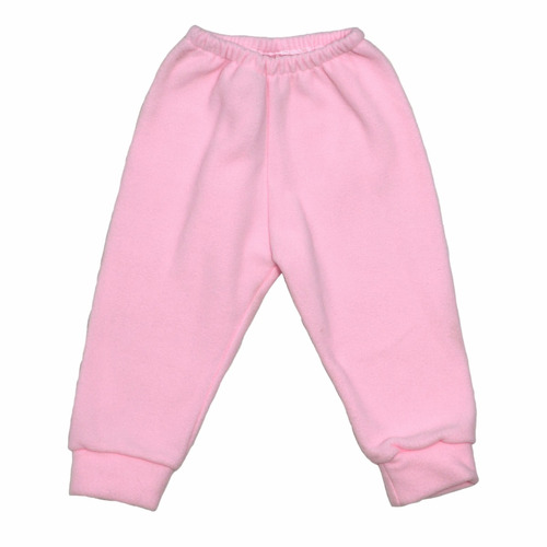 Pantalón De Tela Micro Polar Con Puño Bebes