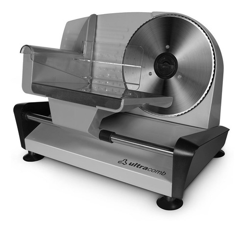 Imagen 1 de 4 de Cortadora De Alimentos Y Fiambres Ultracomb Fs-6301 150w Pce