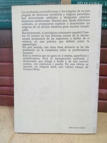 La Argentina Ausente - Gustavo Beliz (Usado)