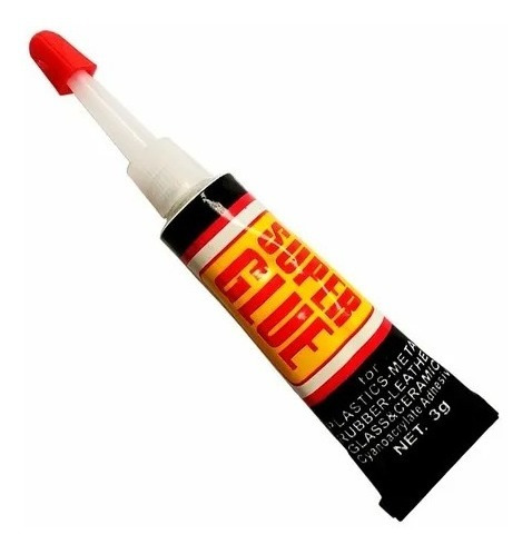 Imagen 2 de 3 de Pack 12 Super Pegamento 3gr Tipo Gotita Super Glue