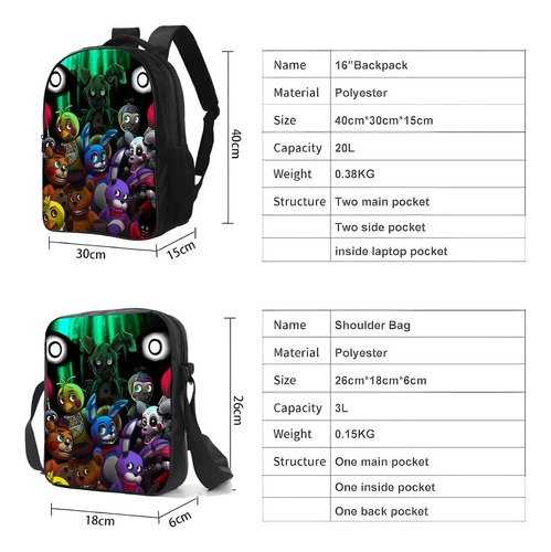 Mochila Carin Five Nights At Freddy's A Ballpoint